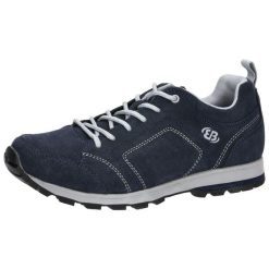 Buty zewnętrzne Brütting Mount Rogers. Niebieskie buty trekkingowe męskie BRÜTTING, z tkaniny, bez zapięcia, outdoorowe. Za 399.85 zł.
