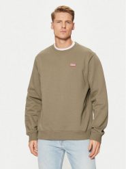 Hunter Bluza Victor HARM0040242 Khaki Regular Fit. Brązowe bluzy bez kaptura męskie Hunter, m, z bawełny. Za 159.99 zł.