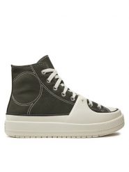 Converse Trampki Chuck Taylor All Star Construct A06618C Khaki. Brązowe trampki i tenisówki męskie Converse, bez wzorów, z materiału, bez zapięcia. Za 449.99 zł.
