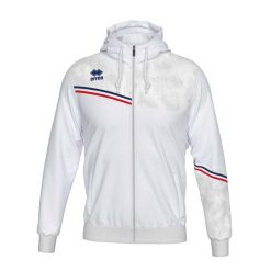 Bluza Errea Eber Ad Dorośli. Białe bluzy sportowe męskie ERREA, bez wzorów, z materiału, sportowe, bez kołnierzyka, bez ramiączek. Za 287.99 zł.