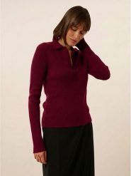 Just Cashmere Kaszmirowy sweter "Kristjan" w kolorze bordowym rozmiar: 2XL. Czerwone swetry klasyczne damskie Just Cashmere, xl, z kaszmiru, bez kołnierzyka. Za 552.45 zł.