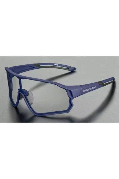 Okulary rowerowe Bikeline 10134BL. Niebieskie okulary przeciwsłoneczne męskie ROCKBROS, z materiału. Za 119.99 zł.