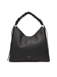 Coccinelle Torba BOHEME GRANA DOUBLE Czarny. Czarne torebki klasyczne damskie Coccinelle, bez wzorów, ze skóry, bez dodatków. Za 1,849.00 zł.
