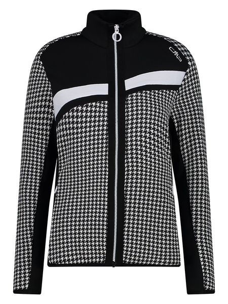 CMP Kurtka polarowa w kolorze biało-czarnym rozmiar: 40. Białe kurtki damskie CMP, bez wzorów, z materiału, bez kaptura. Za 209.33 zł.