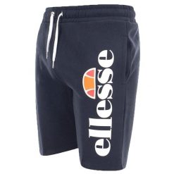 Spodenki męskie Ellesse Bossini. Niebieskie szorty męskie Ellesse, bez kołnierzyka. Za 139.99 zł.