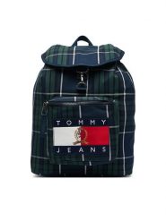 Tommy Jeans Plecak Tjm Archive Check Backpack AM0AM14816 Zielony. Zielone plecaki męskie Tommy Jeans, bez wzorów, z jeansu. Za 569.99 zł.