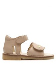 Lasocki Kids Sandały Pepe 9N7225 Beżowy. Brązowe sandały dziewczęce Lasocki Kids, ze skóry, bez zapięcia. Za 83.99 zł.
