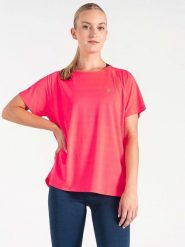 Dare 2b Koszulka sportowa "Gravitate" w kolorze czerwonym rozmiar: 40. Czerwone bluzki sportowe damskie Dare 2b, z materiału, bez kołnierzyka, bez ramiączek. Za 62.03 zł.