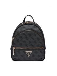 Guess Plecak HWSG69 94320 Czarny. Czarne plecaki damskie Guess, z aplikacjami, ze skóry. Za 669.99 zł.