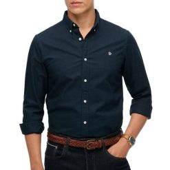 Koszula z długim rękawem Superdry Preppy Oxford. Niebieskie koszule męskie Superdry., s, bez wzorów, z bawełny, bez kołnierzyka, bez ramiączek. Za 243.00 zł.