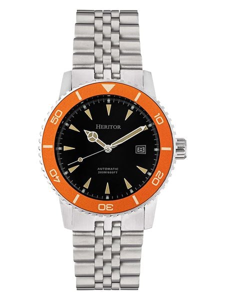 Heritor Zegarek automatyczny "Hurst" w kolorze srebrno-czerwono-czarnym rozmiar: onesize. Szare, analogowe zegarki męskie Heritor, ze stali. Za 587.99 zł.
