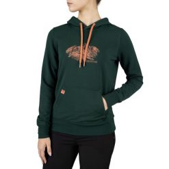 Bluza z kapturem damska Viking Panaka Hoodie Bamboo. Brązowe bluzy z kapturem damskie VIKING, l. Za 279.90 zł.