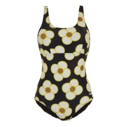 Damski Jednoczęściowy Kostium Kąpielowy Orla Kiely Spinning Flower. Czarne stroje jednoczęściowe damskie Regatta, bez wzorów. Za 105.99 zł.