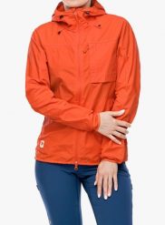 Kurtka trekkingowa damska Fjallraven High Coast Wind Jacket. Brązowe kurtki damskie Fjällräven, l, bez wzorów, z bawełny, bez kaptura. Za 932.60 zł.