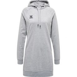 Damska bawełniana sukienka swetrowa Hummel Move Grid. Szare sukienki damskie HUMMEL, xs, bez wzorów, z bawełny, sportowe, bez kołnierzyka, bez ramiączek, sportowe. Za 302.00 zł.