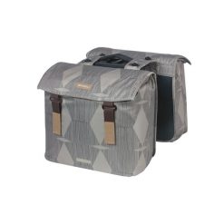 Podwójna torba Elegance MIK 2.0, szara. Brązowe torebki klasyczne damskie BASIL, bez wzorów, bez dodatków. Za 497.50 zł.