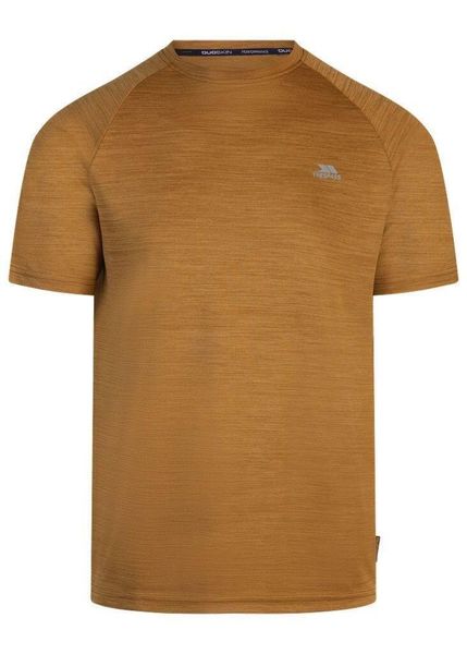 T-shirt Trespass Leecana. Brązowe t-shirty męskie Trespass, l, bez wzorów, z materiału, bez kołnierzyka. Za 71.15 zł.