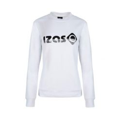 Podstawowa bluza bawełniana dla kobiet Izas RODHES W. Białe bluzy bez kaptura damskie IZAS, z bawełny. Za 160.83 zł.