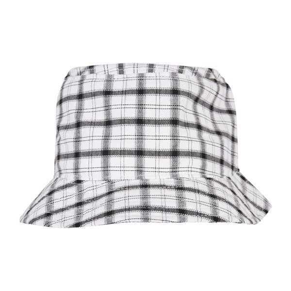 Czapka Rybaczka W Kratkę. Białe czapki męskie FLEXFIT. Za 122.99 zł.