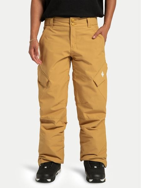 DC Shoes Spodnie snowboardowe Nonchalant ADJTP03023 Żółty Regular Fit. Żółte spodnie sportowe damskie DC Shoes, l, z syntetyku, narciarskie. Za 509.99 zł.