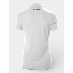 Koszulka Polo Damska Helly Hansen W Crewline. Białe bluzki sportowe damskie Helly Hansen, bez wzorów, bez ramiączek. Za 299.00 zł.