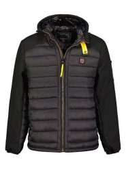 Geographical Norway Kurtka pikowana "Abator" w kolorze czarnym rozmiar: XXL. Czarne kurtki męskie Geographical Norway, xxl, bez wzorów, bez kaptura. Za 232.78 zł.