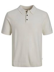 Jack & Jones Koszulka polo w kolorze kremowym rozmiar: M. Brązowe koszulki polo męskie Jack & Jones, m, bez wzorów, bez ramiączek. Za 74.63 zł.