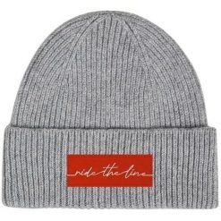 Odzież Beanies unisex SkatePro RIDE THE LINE Czapka Beanie - Szary. Szara czapki męskie SKATEPRO, bez wzorów. Za 75.99 zł.