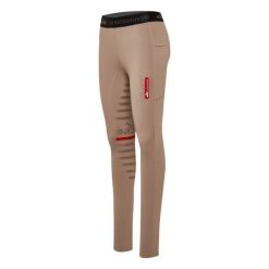 Damskie legginsy jeździeckie z pełną przyczepnością eaSt Reggings® R1. Brązowe legginsy damskie EAST, s, bez wzorów, z elastanu. Za 505.90 zł.