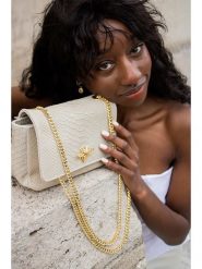 Christian Laurier Skórzana torebka "Hera" w kolorze beżowym - 21 x 15 x 7 cm rozmiar: onesize. Brązowe torebki klasyczne damskie Christian Laurier, bez wzorów, z materiału, bez dodatków. Za 217.99 zł.