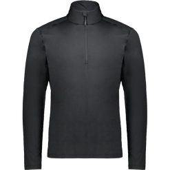 Bluza męska CMP 30L1097. Czarne bluzy sportowe męskie CMP, na jesień, bez wzorów, z elastanu, sportowe, bez kołnierzyka, bez ramiączek. Za 139.99 zł.