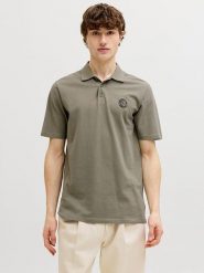 Jack & Jones Koszulka polo "Alliance" w kolorze khaki rozmiar: XXL. Brązowe koszulki polo męskie Jack & Jones, xxl, bez wzorów, z bawełny, bez ramiączek. Za 57.06 zł.