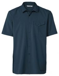 Koszula M Rosemoor Shirt II. Niebieskie koszule męskie Vaude, na lato, l, bez wzorów, z materiału, bez kołnierzyka, bez ramiączek. Za 319.00 zł.