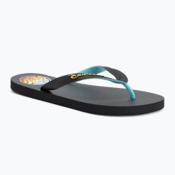Japonki męskie Rip Curl Wetty Fade Bloom. Czarne klapki i japonki męskie Rip Curl, z gumy. Za 73.99 zł.