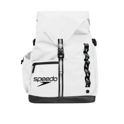Plecak sportowy szkolny pływacki unisex Speedo Pro Bag 45L. Białe plecaki damskie Speedo, bez wzorów, sportowe. Za 324.98 zł.