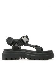 Palladium Sandały Pallacruise Strap 97465-001-M Czarny. Czarne sandały damskie Palladium, bez wzorów, z materiału, bez obcasa, na płaskiej podeszwie. Za 229.99 zł.