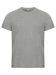 Clique Classic OC-T męski T-shirt 100% bawełna organiczna szary melanż. Szare t-shirty męskie CLIQUE, m, bez wzorów, z bawełny, bez kołnierzyka. Za 101.05 zł.