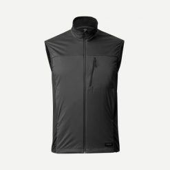Kamizelka softshell trekkingowa męska Forclaz MT500. Czarne kamizelki męskie FORCLAZ, l, bez wzorów, z materiału, bez kaptura. Za 149.99 zł.