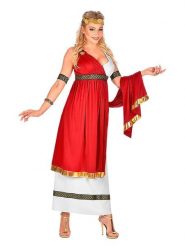 Carnival Party 3-częściowy kostium "Römische Kaiserin" w kolorze czerwono-białym rozmiar: XL. Białe stroje jednoczęściowe damskie Carnival Party, xl, z aplikacjami. Za 113.99 zł.