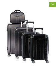 Geographical Norway 5-częściowy zestaw "Softless" w kolorze czarnym rozmiar: onesize. Czarne walizki Geographical Norway, bez wzorów, z materiału. Za 565.99 zł.