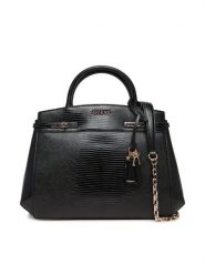 Guess Torebka Melinda HWKL99 33060 Czarny. Czarne torebki klasyczne damskie Guess, z aplikacjami, ze skóry, bez dodatków. Za 679.99 zł.