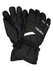 Reusch Rękawiczki funkcyjne "Bennet R-TEX® XT" w kolorze czarno-białym rozmiar: 5. Białe rękawiczki dziecięce REUSCH, ze skóry, bez ramiączek. Za 97.28 zł.