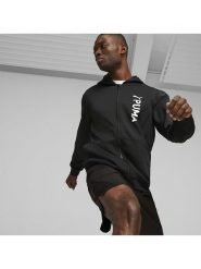 Puma Kurtka sportowa "Puma Fit" w kolorze czarnym rozmiar: M. Czarne kurtki outdoor męskie Puma, m, bez wzorów, bez kaptura. Za 118.56 zł.