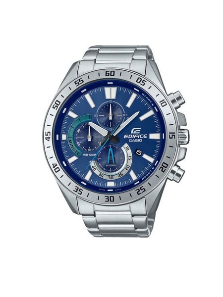 Casio Zegarek EFV-620D-2AVUEF Srebrny. Szare zegarki męskie Casio, srebrne. Za 549.99 zł.