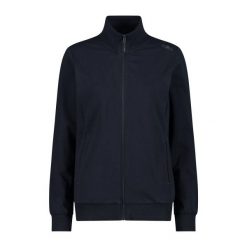 Damska bluza dresowa CMP. Niebieskie bluzy bez kaptura damskie CMP, z dresówki. Za 266.55 zł.