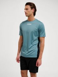 Koszulka Hummel Multi Pl. Niebieskie t-shirty sportowe męskie HUMMEL, m, z jersey, bez ramiączek, do piłki nożnej. Za 191.00 zł.