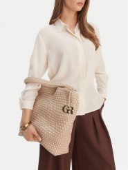 GINO ROSSI Torebka C-JERRY-LT22070 Beżowy. Brązowe torebki klasyczne damskie Gino Rossi, bez wzorów, z materiału, bez dodatków. Za 299.99 zł.