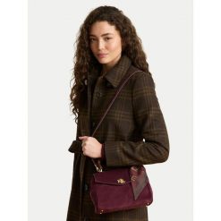 Torebka LAUREN RALPH LAUREN. Czerwone torebki klasyczne damskie Lauren Ralph Lauren, bez wzorów, bez dodatków. Za 1,799.00 zł.