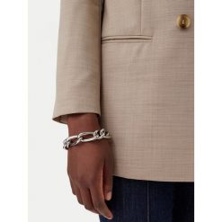 Bransoletka Patrizia Pepe. Szare bransoletki damskie Patrizia Pepe, srebrne. Za 379.99 zł.