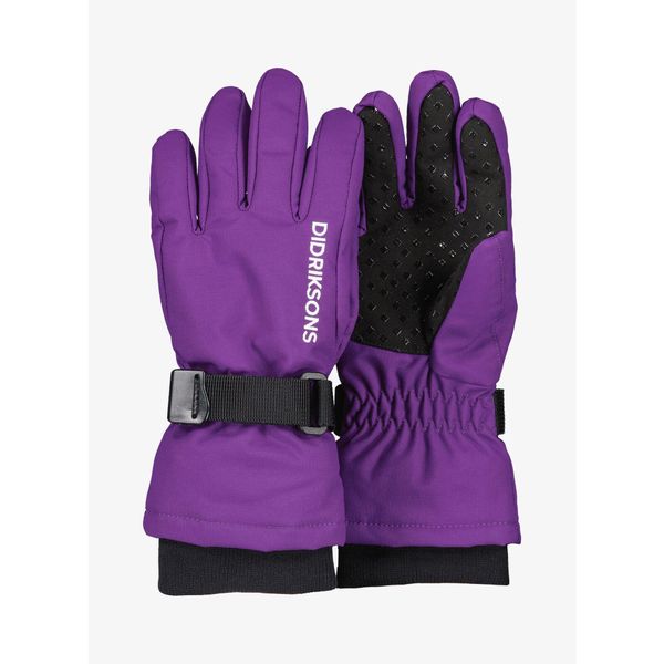 Rękawiczki dziecięce Didriksons Biggles Gloves 3. Fioletowe rękawiczki dziecięce Didriksons, bez ramiączek. Za 114.99 zł.
